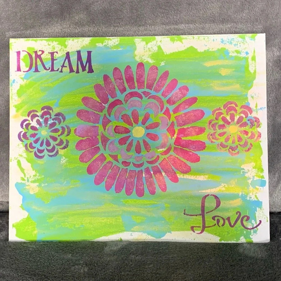 NEW Original Dream Love green, blue 8x10 artwork - Picture 6 of 10
